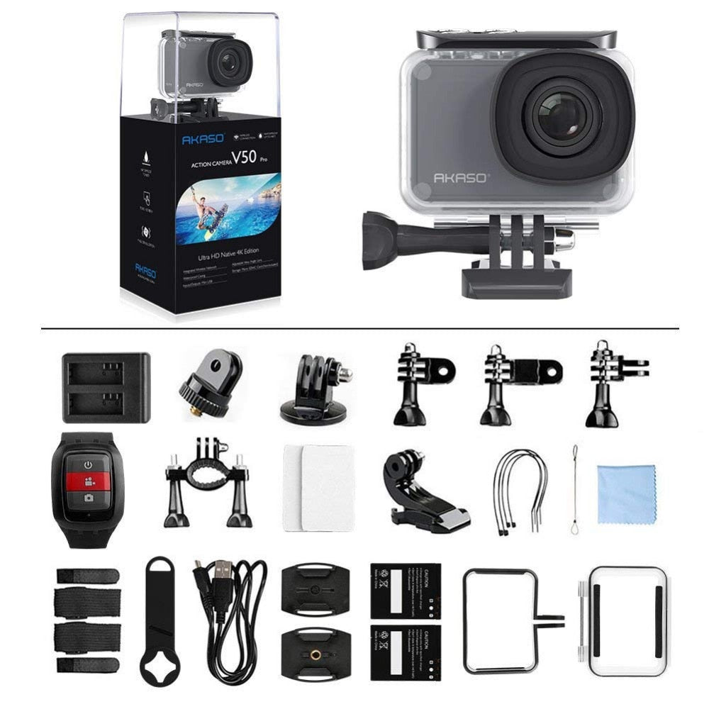 AKASO V50-Pro Action Camera - Gray for sale online